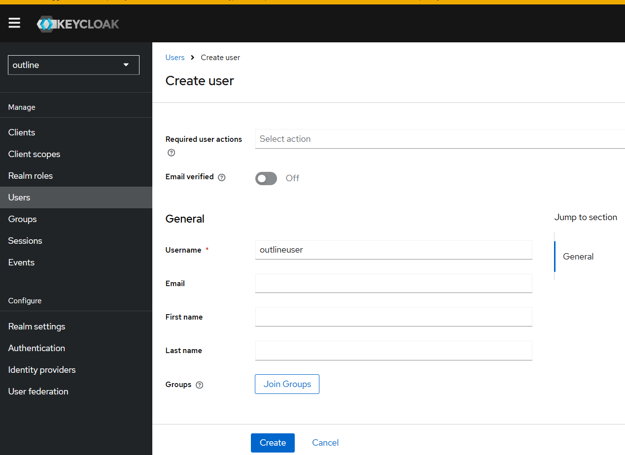 部署outline知识库服务器
